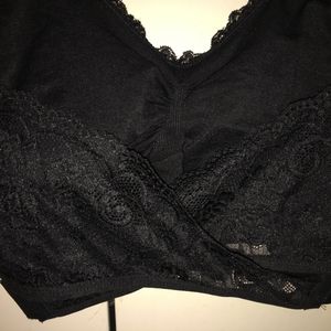 black lace bra